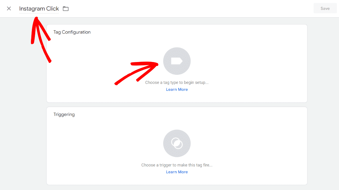 Instagram 点击 - Google 跟踪代码管理器点击跟踪示例