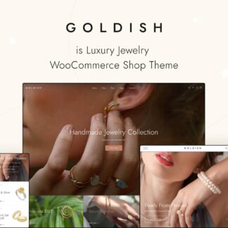 WordPress Goldish主题 - 珠宝店WooCommerce主题