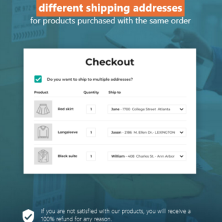 YITH Multiple Shipping Addresses WooCommerce商城多个送货地址插件