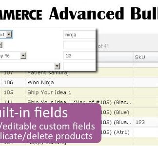 WooCommerce Advanced Bulk Edit 电商产品高级批量编辑插件