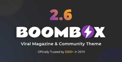 BoomBox主题 - 创建病毒式杂志WordPress网站