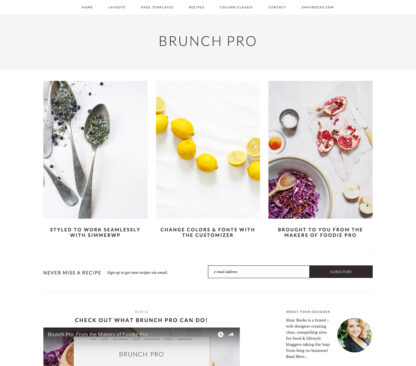 StudioPress Brunch Pro Genesis WordPress 主题