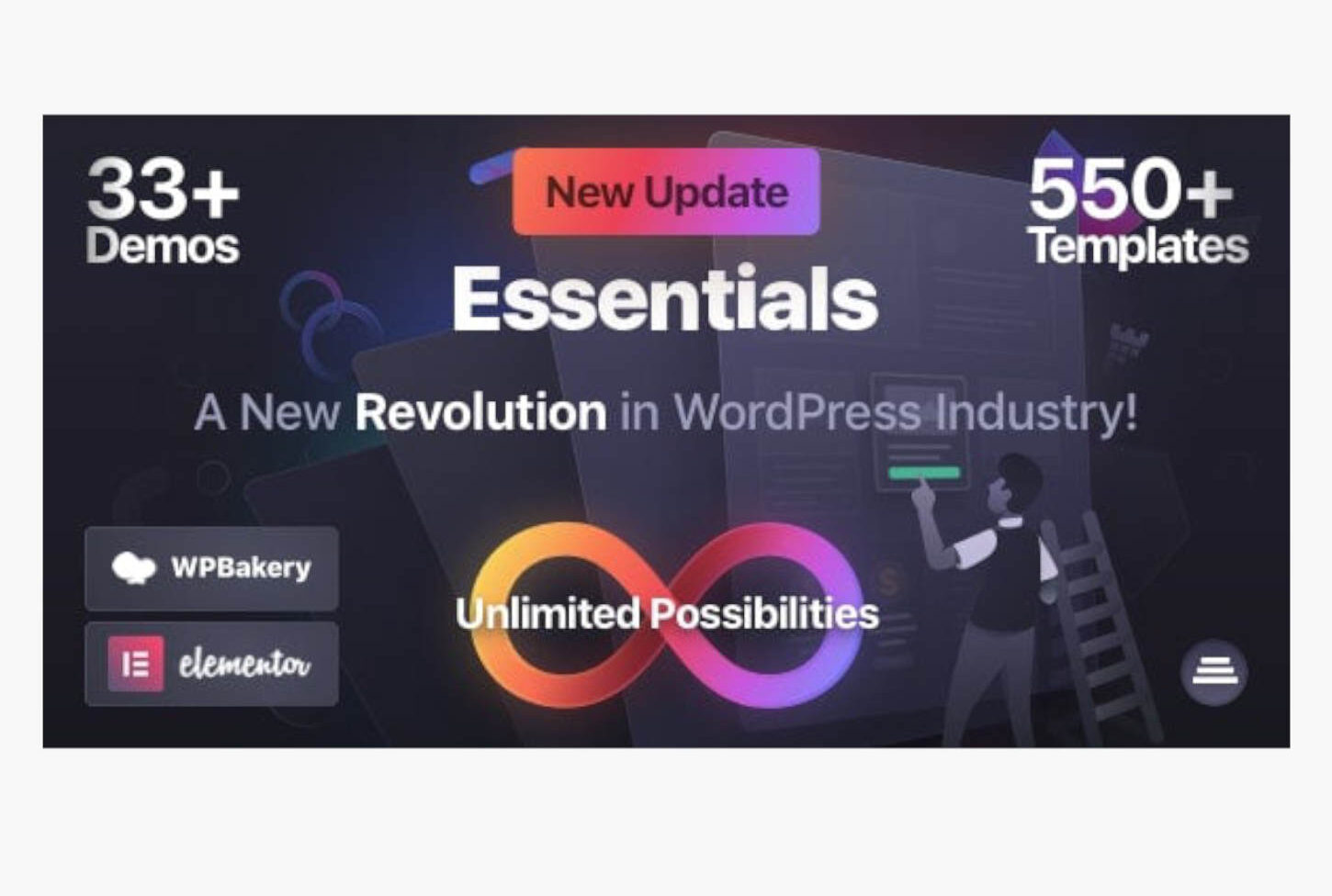 Essentials – 多用途WordPress主题 释放WordPress的功能 1 Essentials - 多用途WordPress主题 释放WordPress的功能