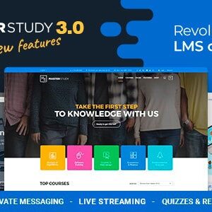 Masterstudy主题 - 用于线上教育、在线学习和在线课程的LMS WordPress主题