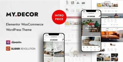 MyDecor主题 – Elementor WooCommerce WordPress商城主题