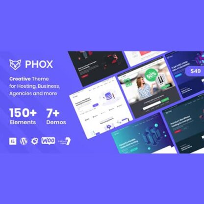 Phox Hosting WordPress 和 WHMCS 主题是托管公司的完美解决方案。 Phox 主题使您能够使用易于使用的拖放页面构建器创建外观独特的网站。