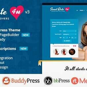 Sweet Date主题 - 不仅仅是一个 WordPress 约会网站