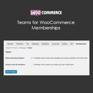 Teams for WooCommerce Memberships电商商城团队会员资格