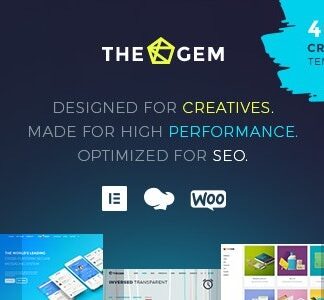 TheGem主题 - 创意多用途和高性能WooCommerce WordPress主题/网站