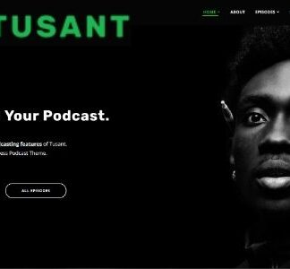 Tusant Podcasting WordPress播客、音乐和视频主题