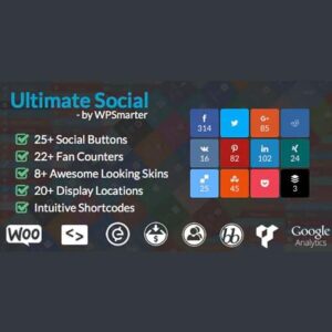 WordPress Easy Social Share Buttons终极简易社交分享按钮和粉丝计数器