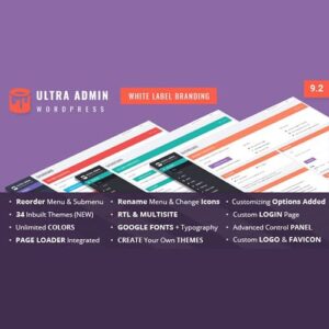 如何创建WordPress网站产品目录 4 Ultra Theme Admin WordPress 超级管理主题插件