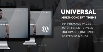 Universal - Smart Multi-Purpose WordPress Theme 聪明的多用途WordPress主题