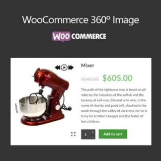 WooCommerce 360 Image 商城产品360度图像插件