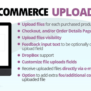 电商系统上传文件 Woocommerce Upload Files