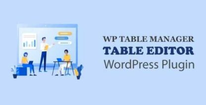 WP Table Manager WordPress Table Editor表格编辑器插件