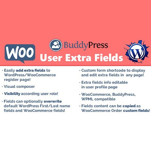 User Extra Fields WordPress Plugin 用户信息额外字段插件 1 User Extra Fields WordPress Plugin 用户信息额外字段插件