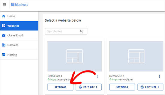 Bluehost 网站设置 Bluehost 网站设置